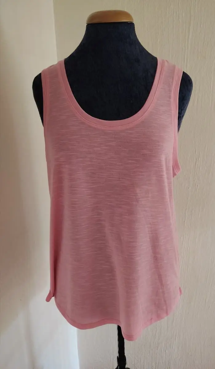 Pink Tank Top and Patterned Short Sleep Set