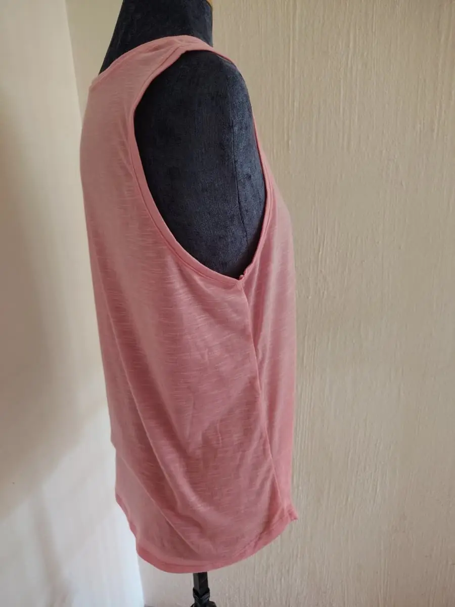 Pink Tank Top and Patterned Short Sleep Set