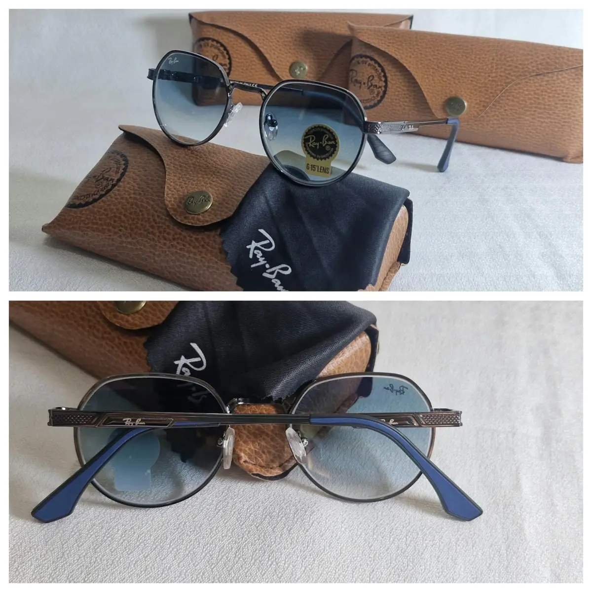 Ray Ban Ray-Ban Sunglasses with Cases and Cleaning Cloth