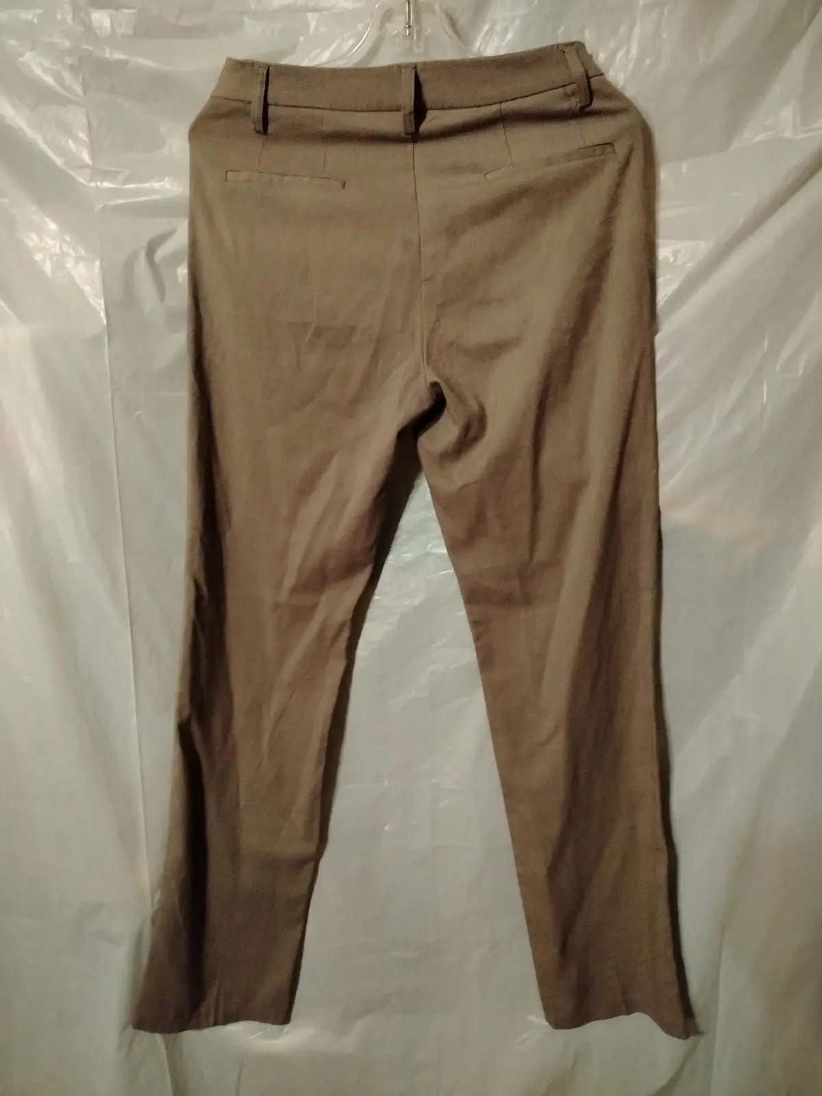 Ladies Taupe Brown Tailored Trousers