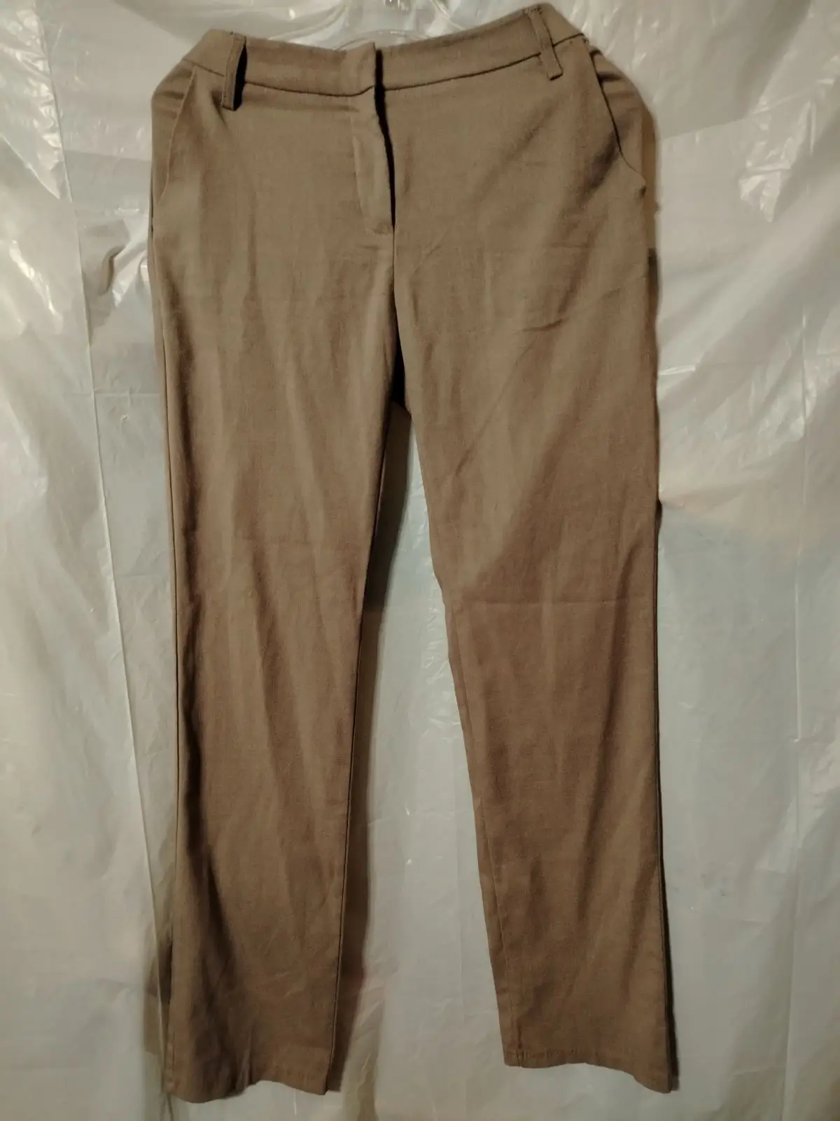 Ladies Taupe Brown Tailored Trousers