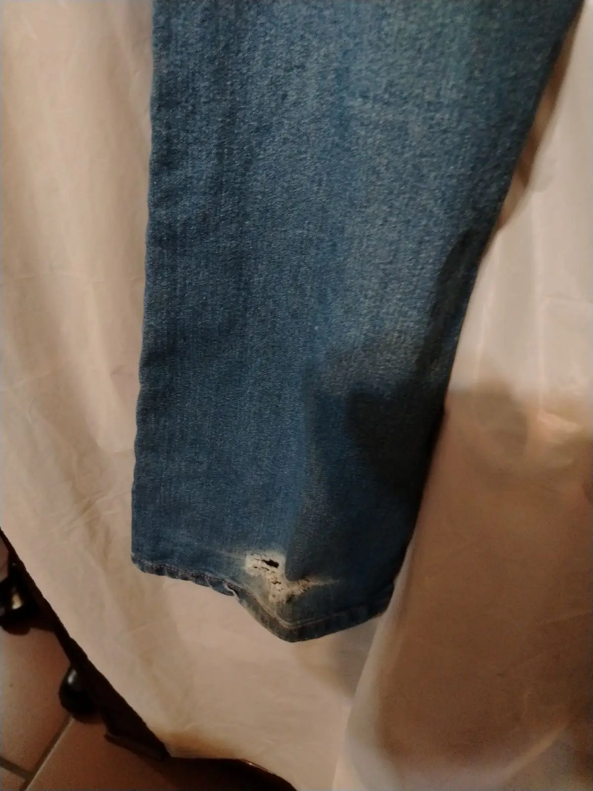 NEWS Blue Wash Bootcut Jeans