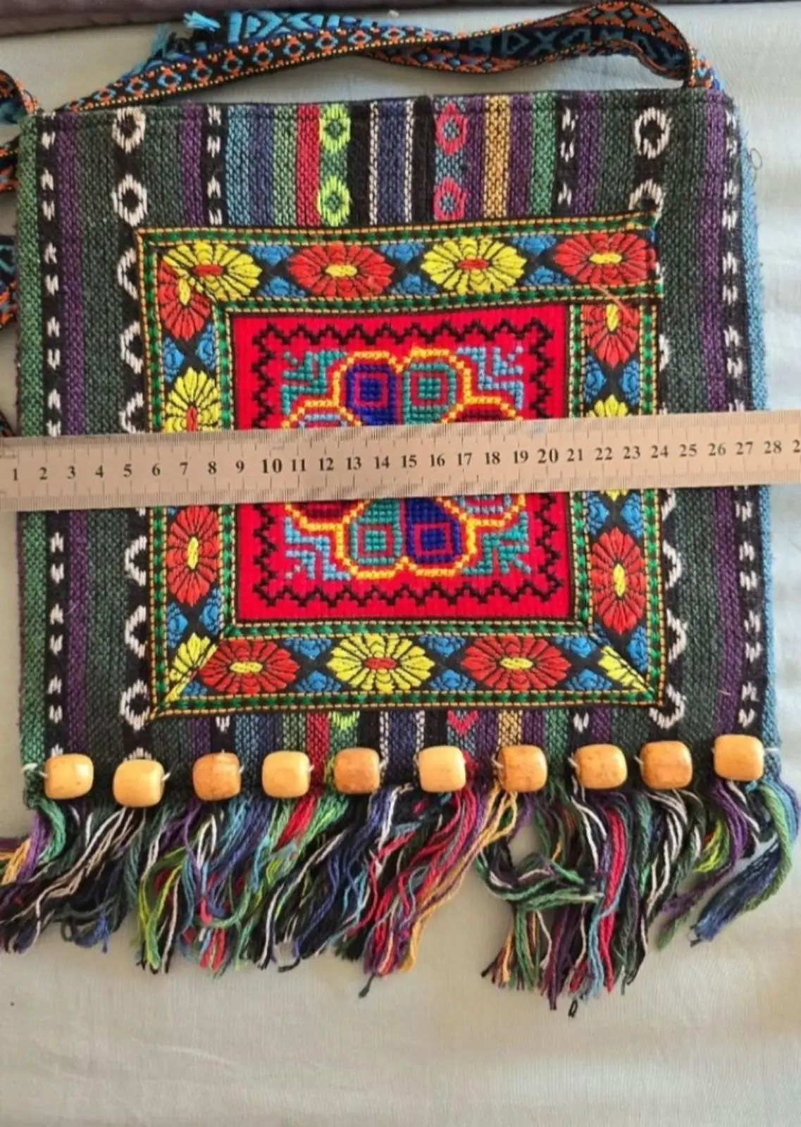 Bohemian Embroidered Crossbody Bag