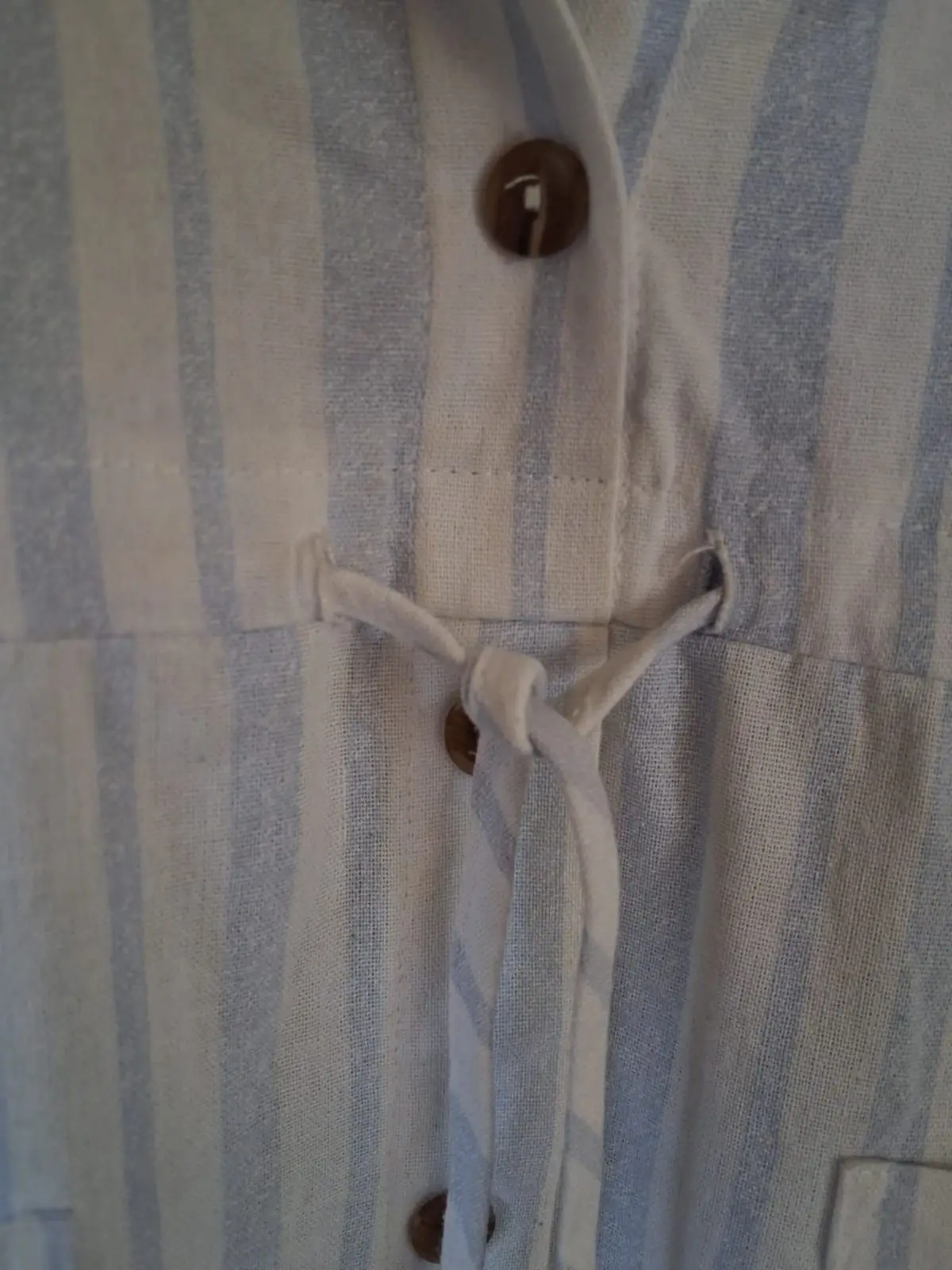 Mr Price Blue and White Striped Top