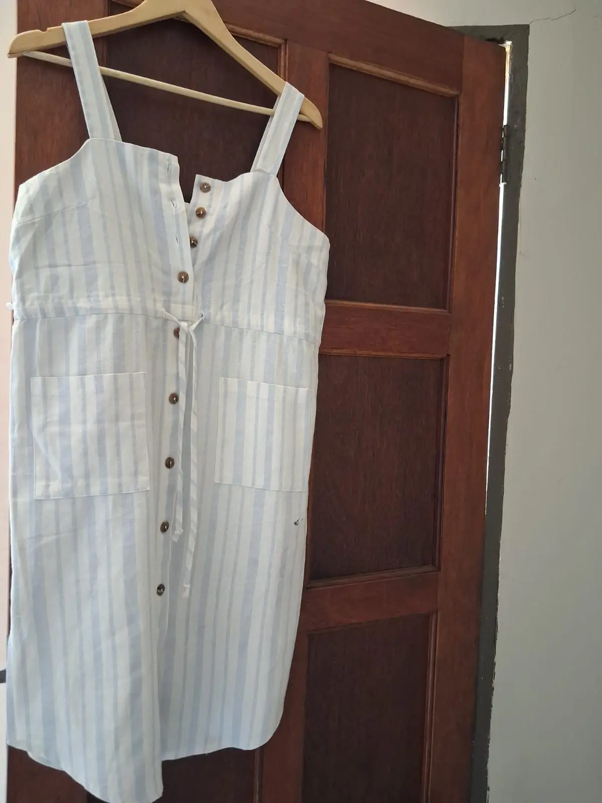 Mr Price Blue and White Striped Top