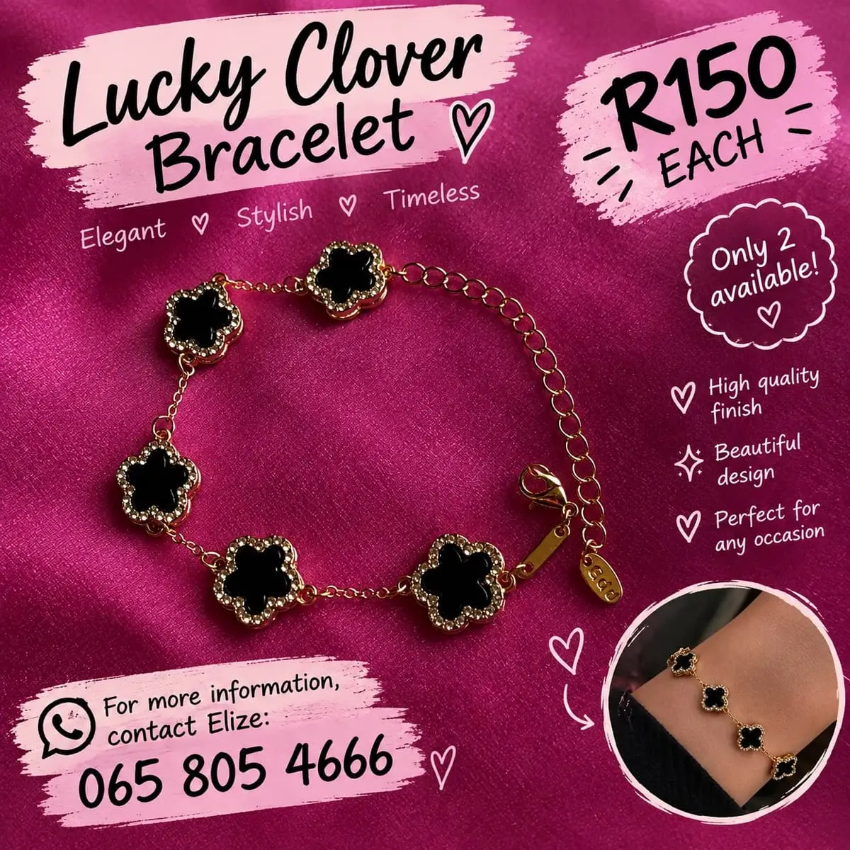 Lucky clover braclet