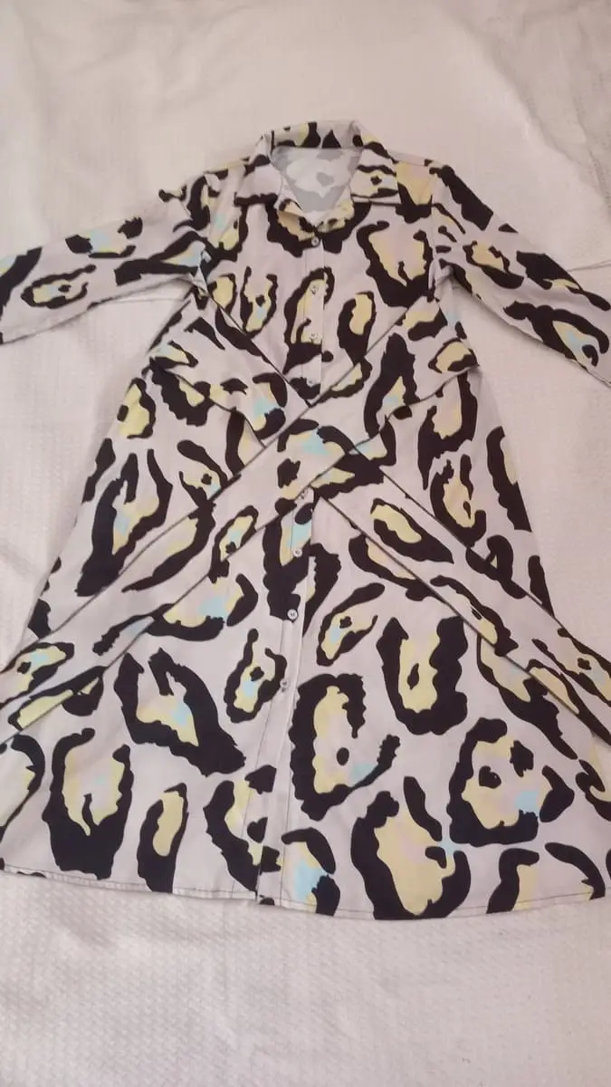 A stylish long-sleeve dress