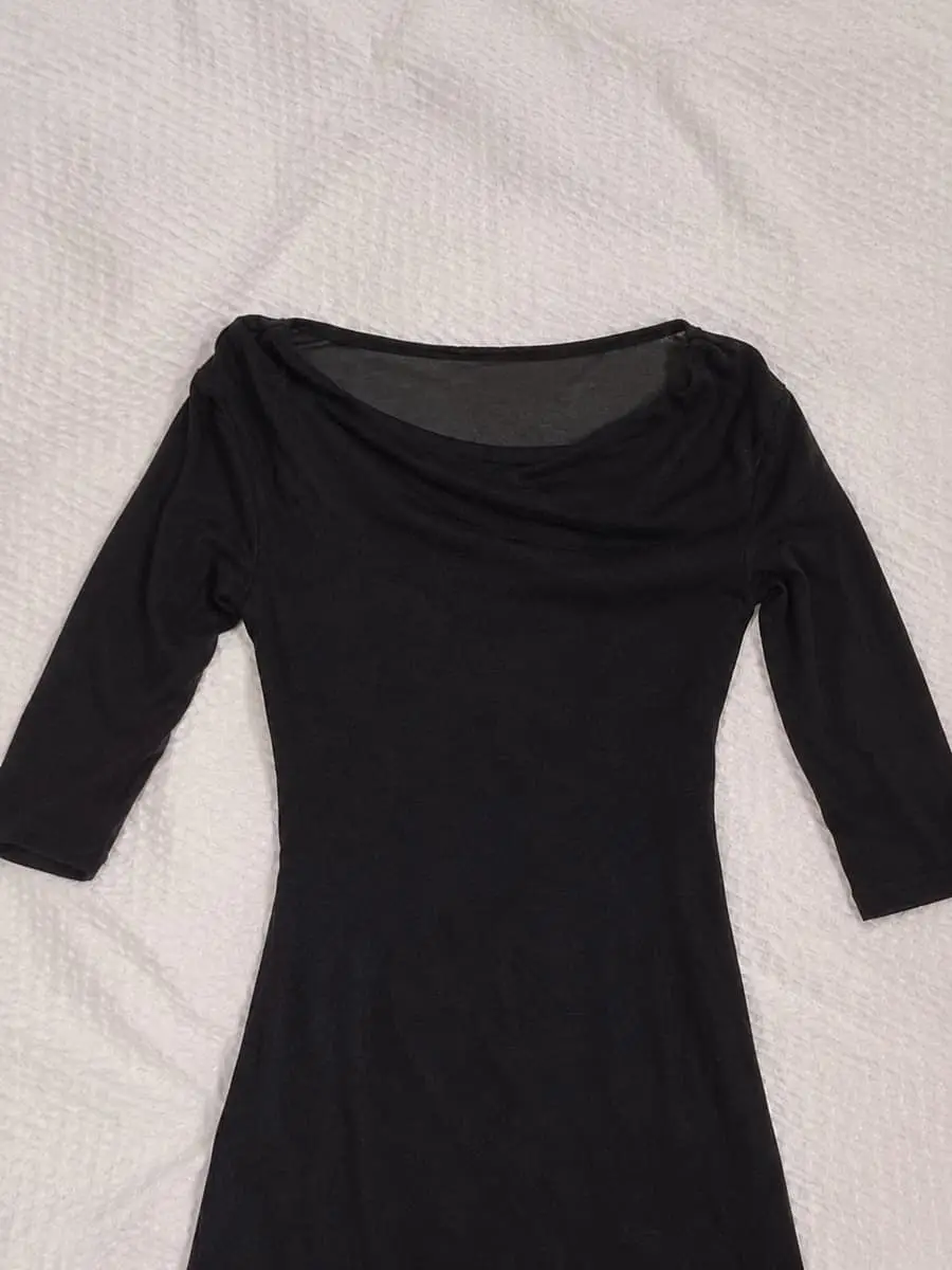 & Other Stories Long black dress