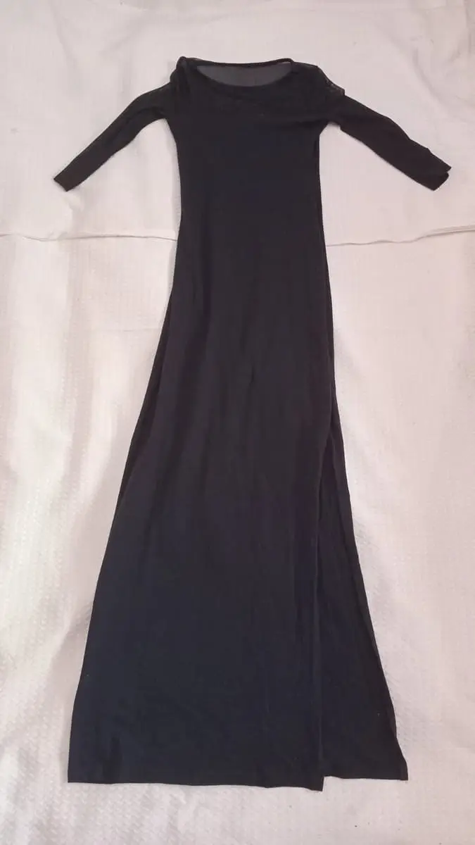 Long black dress