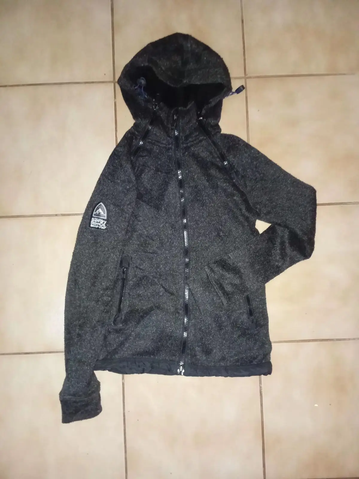 Superdry StormCo. Dark Grey Hooded Jacket