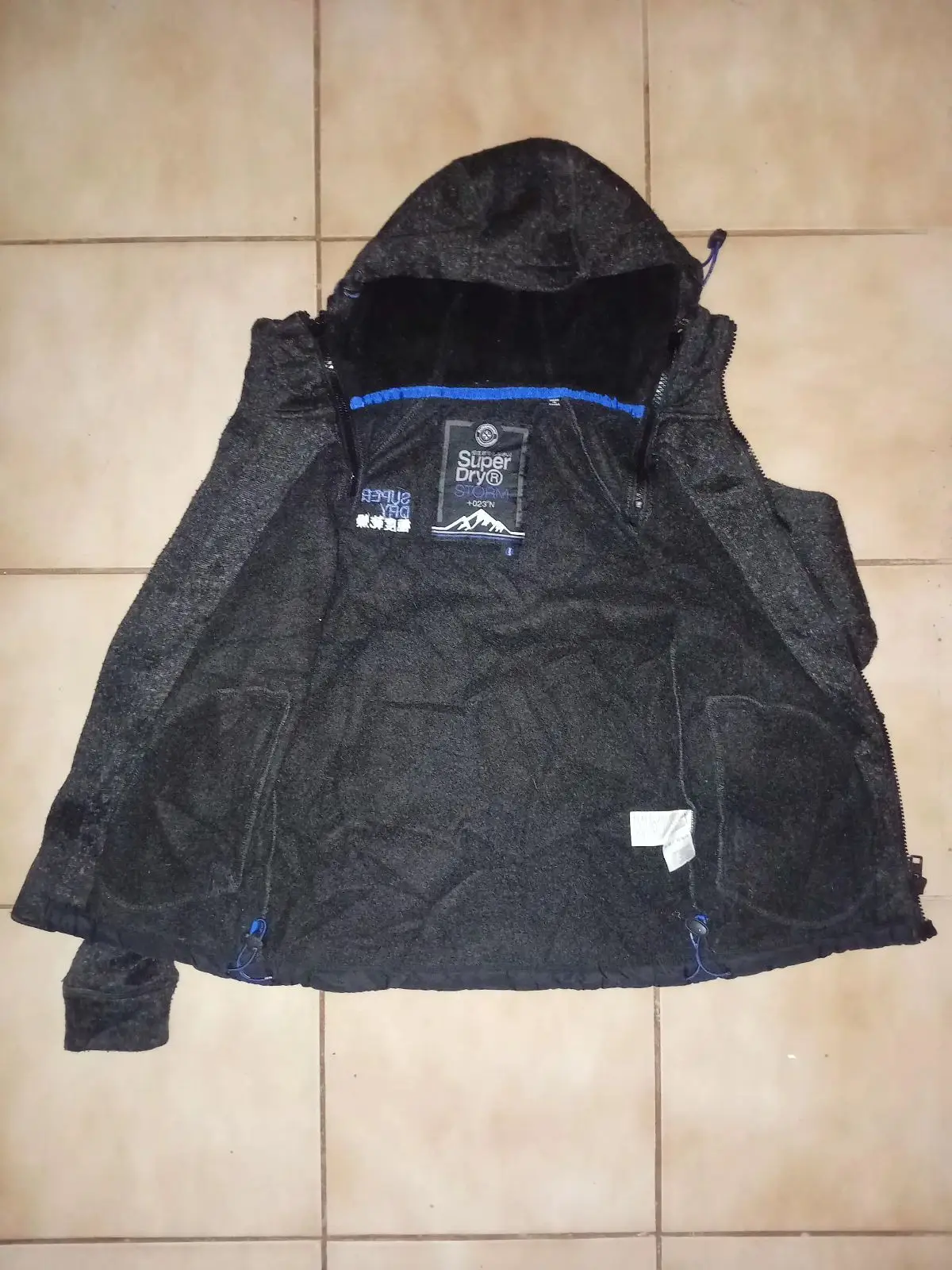 Superdry StormCo. Dark Grey Hooded Jacket