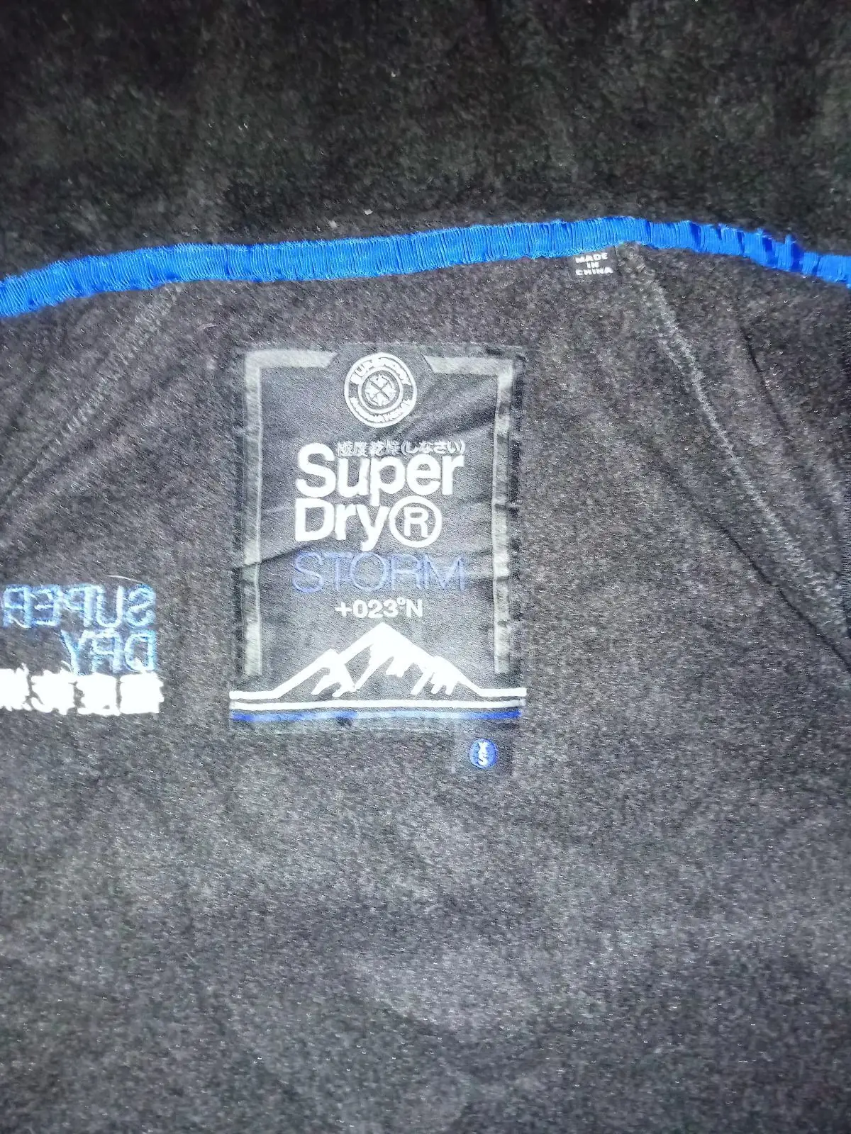 Superdry StormCo. Dark Grey Hooded Jacket