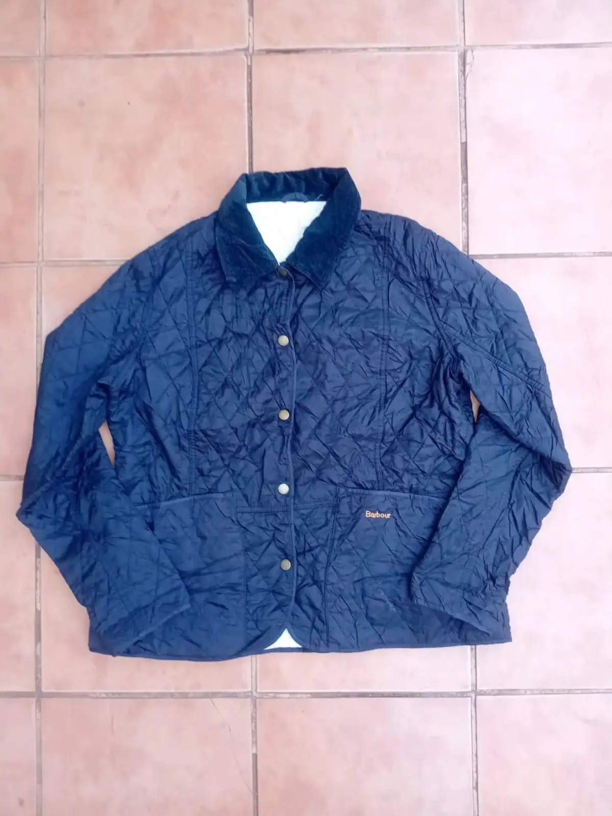 Barbour Quilted Navy Jacket