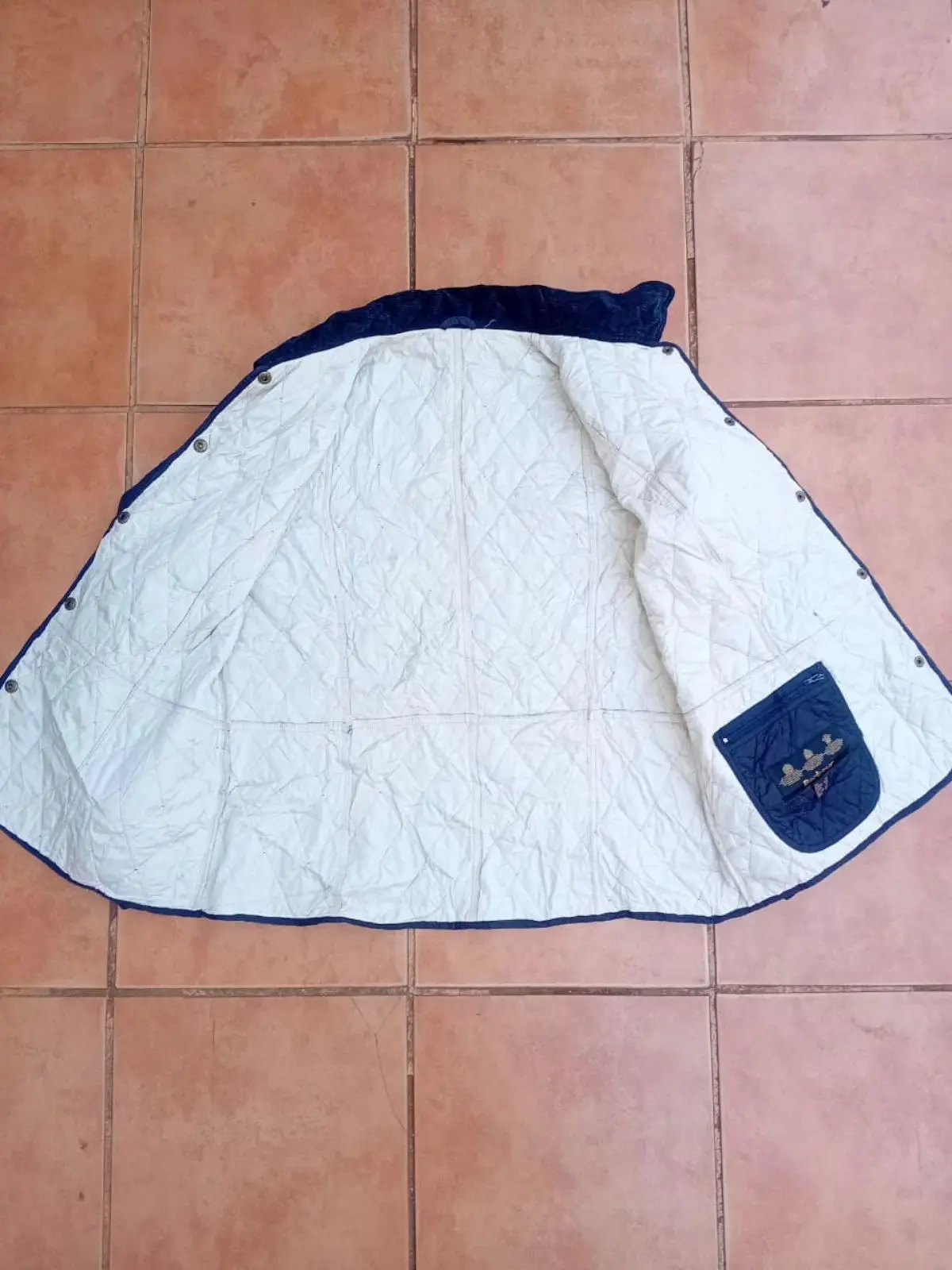 Barbour Quilted Navy Jacket