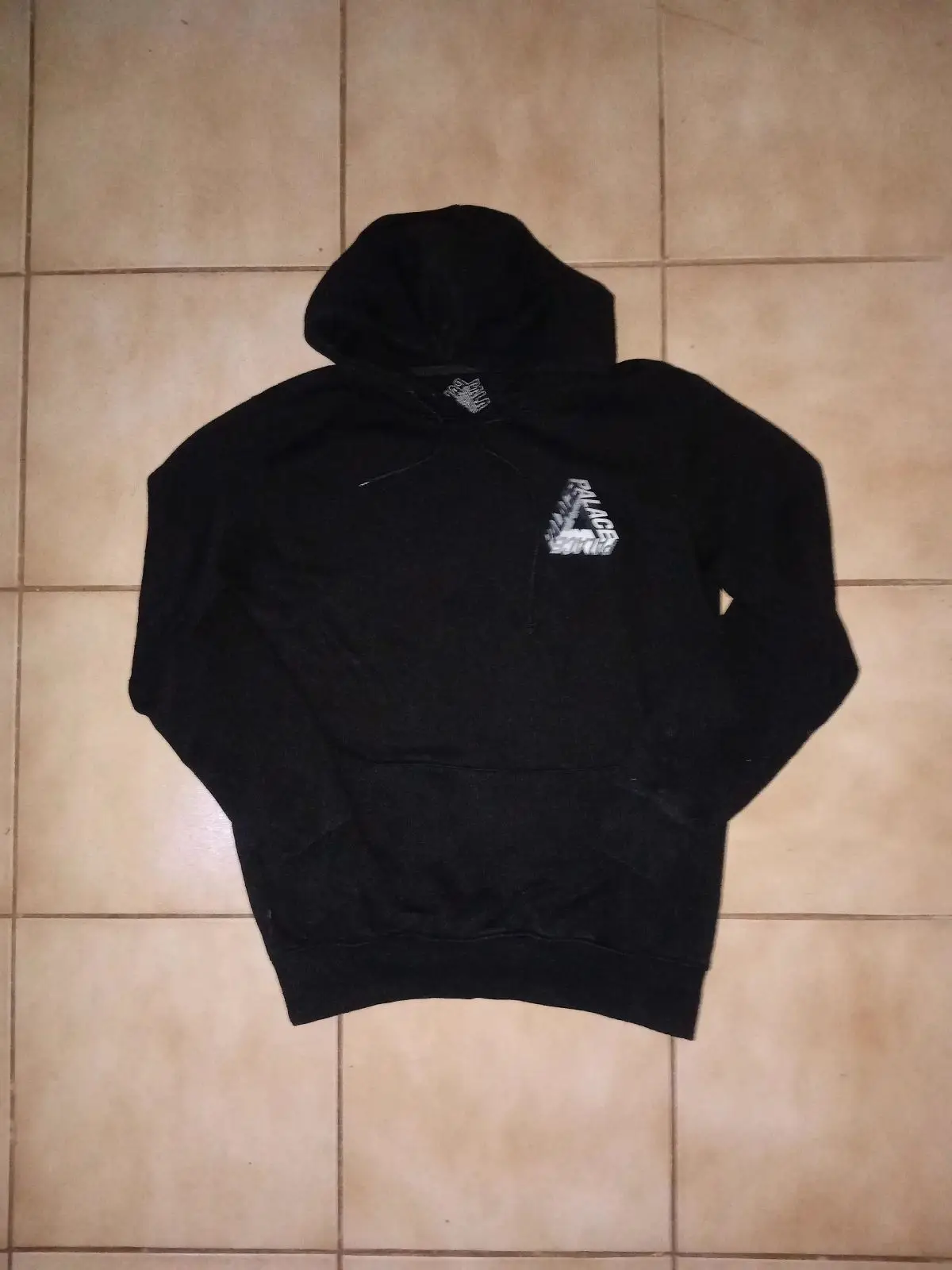 Palace Black Hoodie with Chest Logo