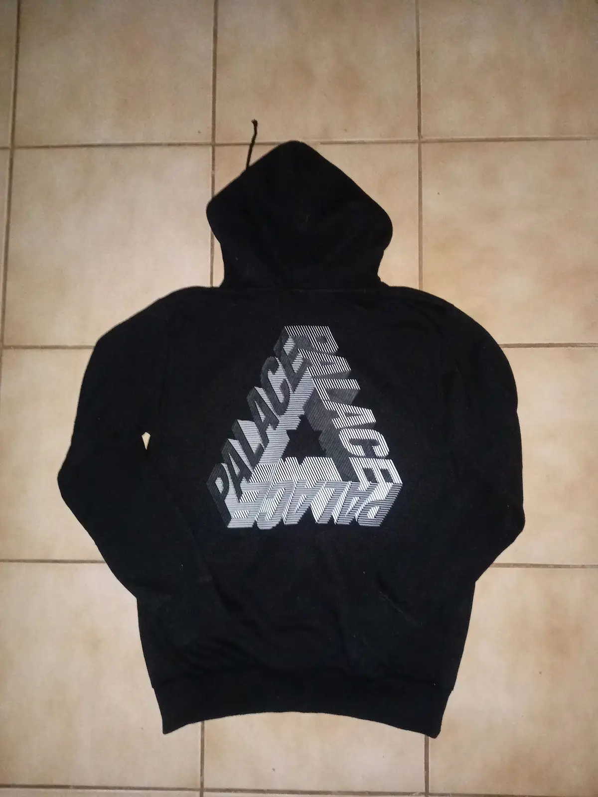Palace Black Hoodie with Chest Logo