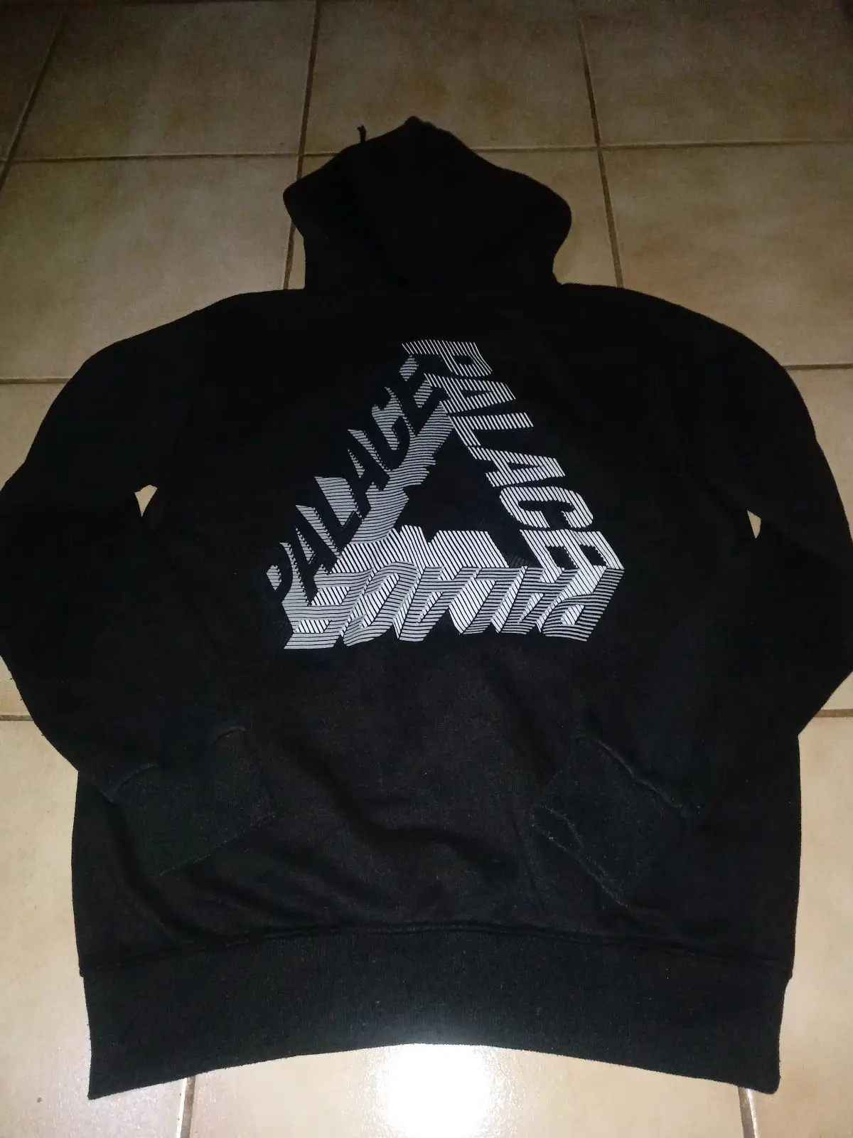 Palace Black Hoodie with Chest Logo