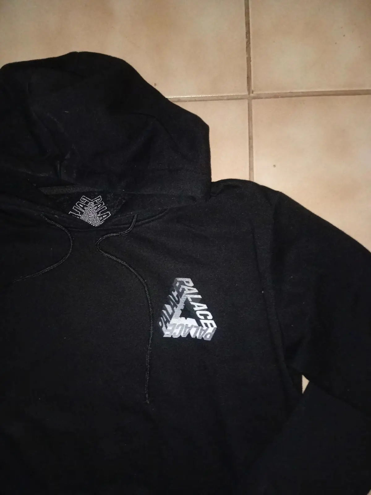 Palace Black Hoodie with Chest Logo