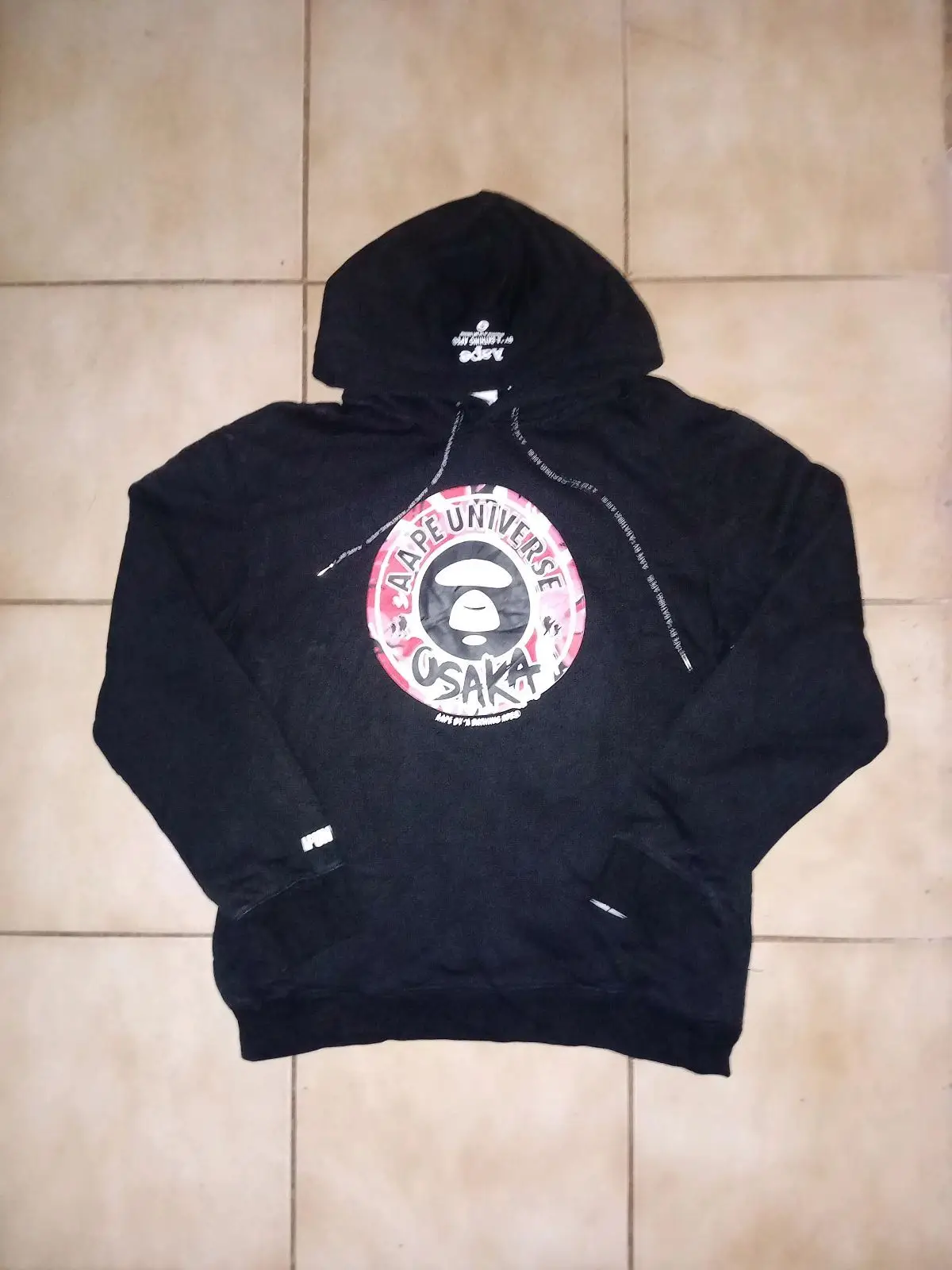 Bape Aape Universe Osaka Black Hoodie