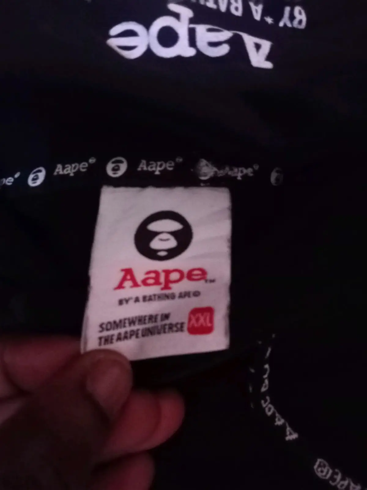 Aape Universe Osaka Black Hoodie
