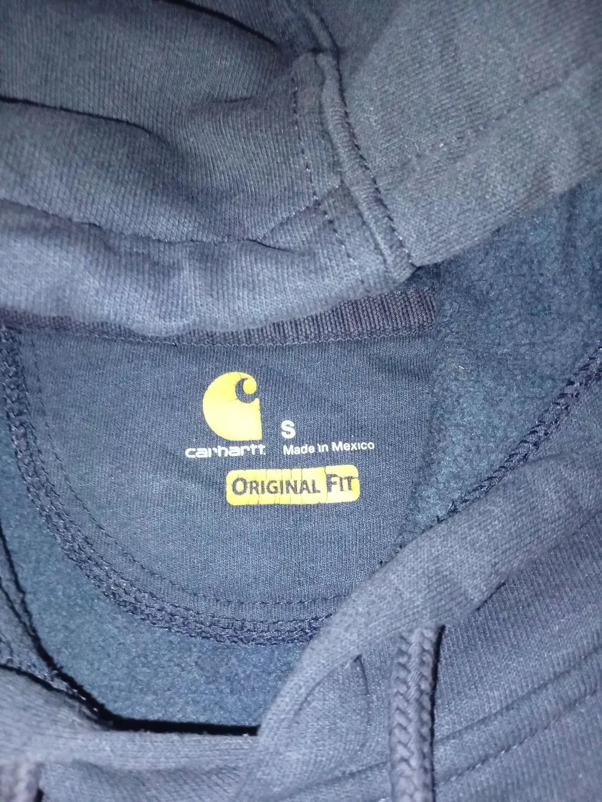 Carhartt Hoodie Navy Small