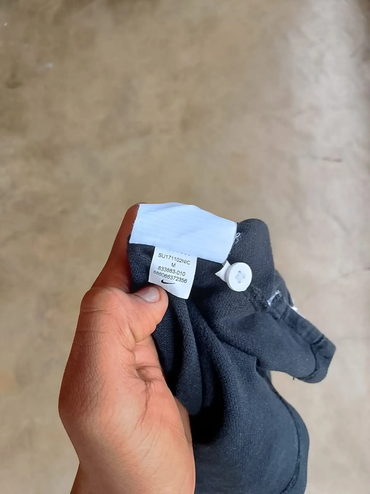 Nike Black Striped Polo Shirt