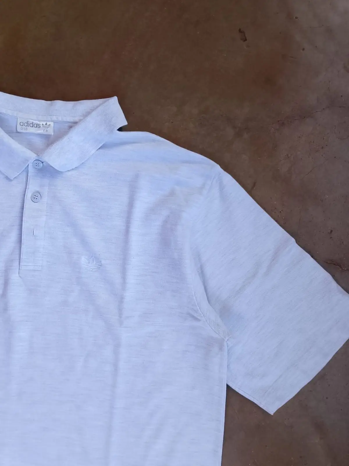 Adidas White Polo Shirt XL