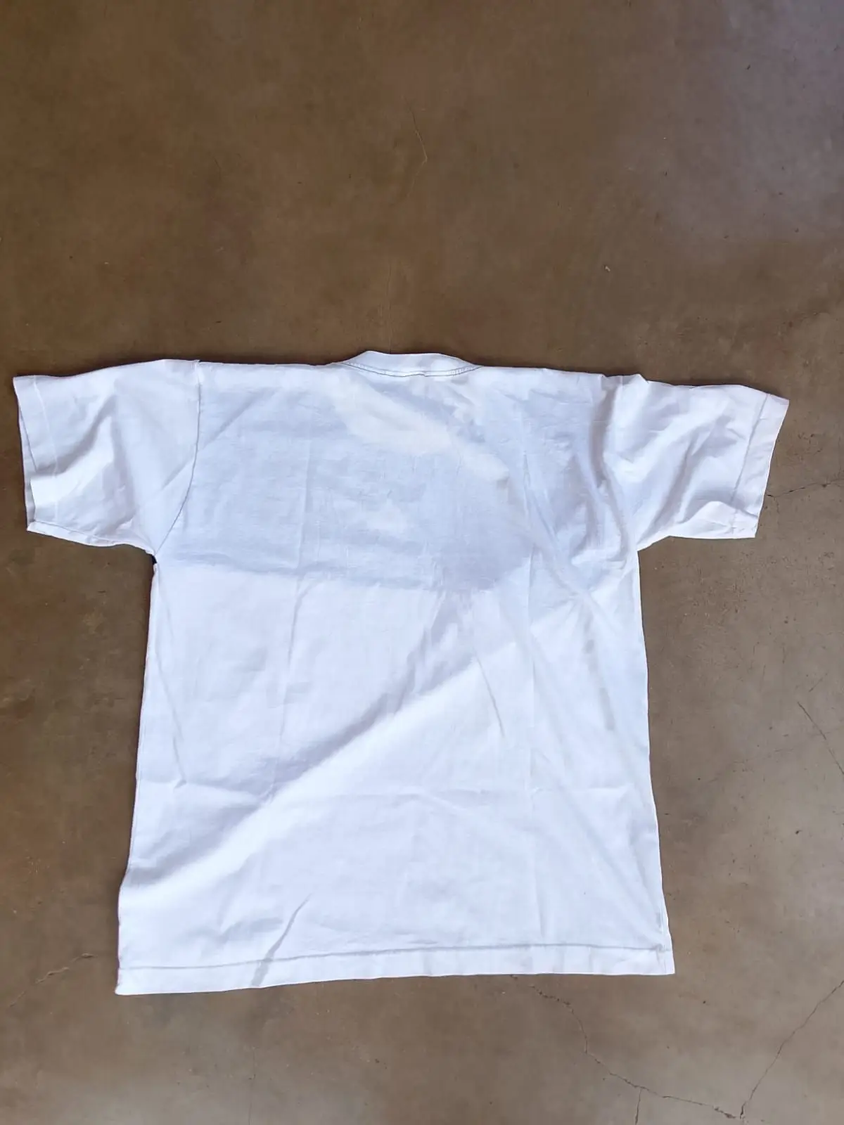Adidas Colorblock T-Shirt White Black Small
