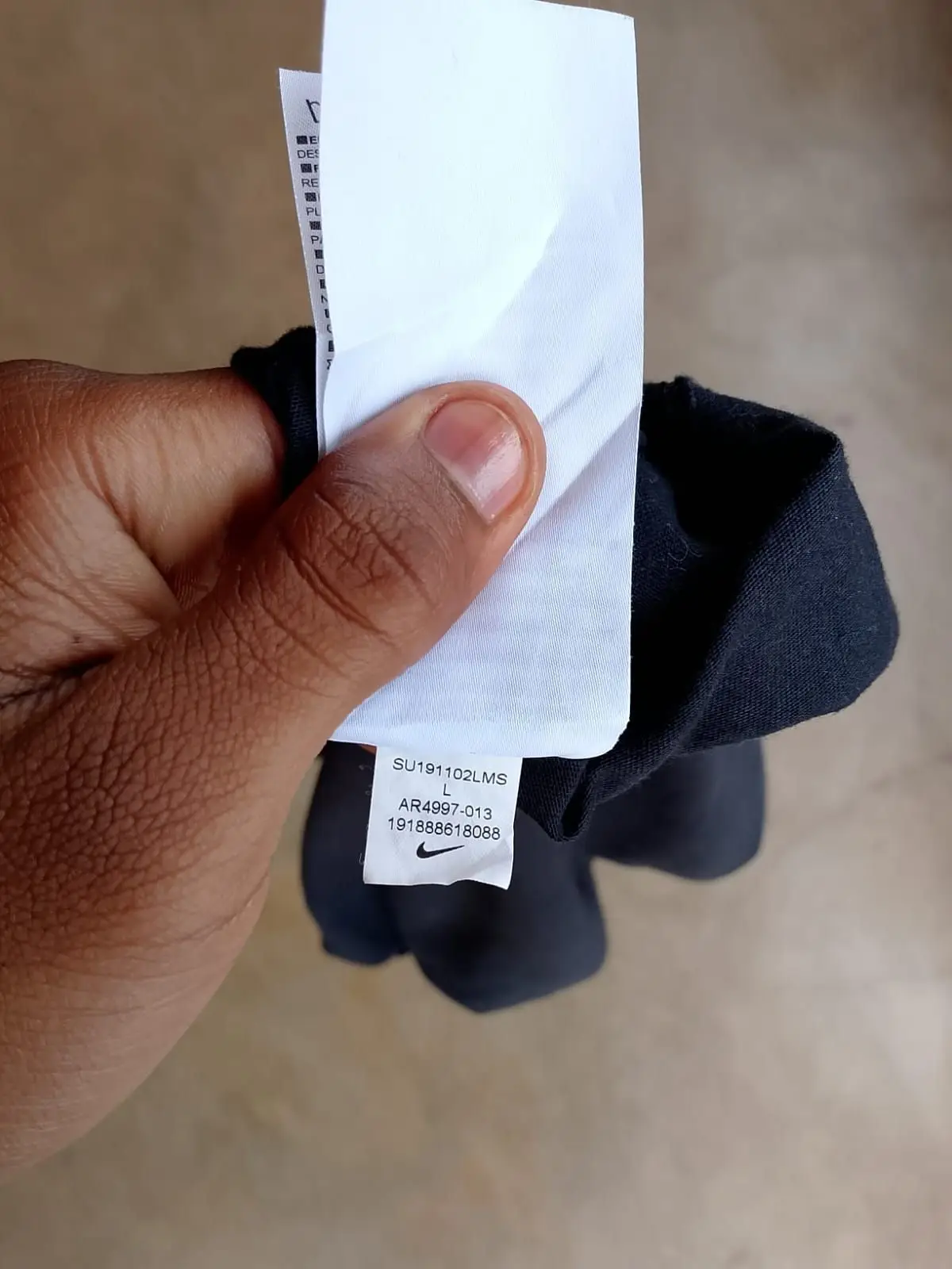 Nike Black T-Shirt