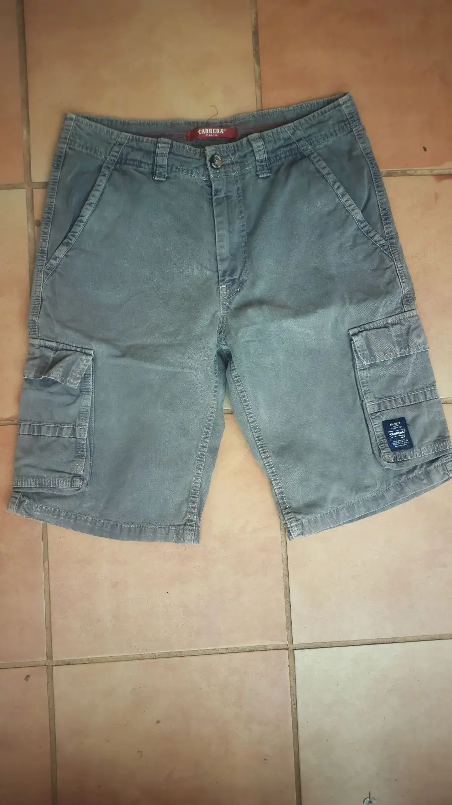 Carrera Cargo Shorts Grey Size 31