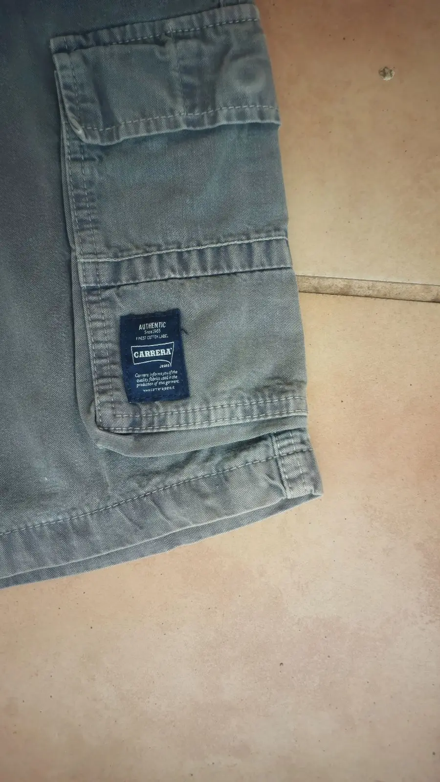 Carrera Cargo Shorts Grey Size 31