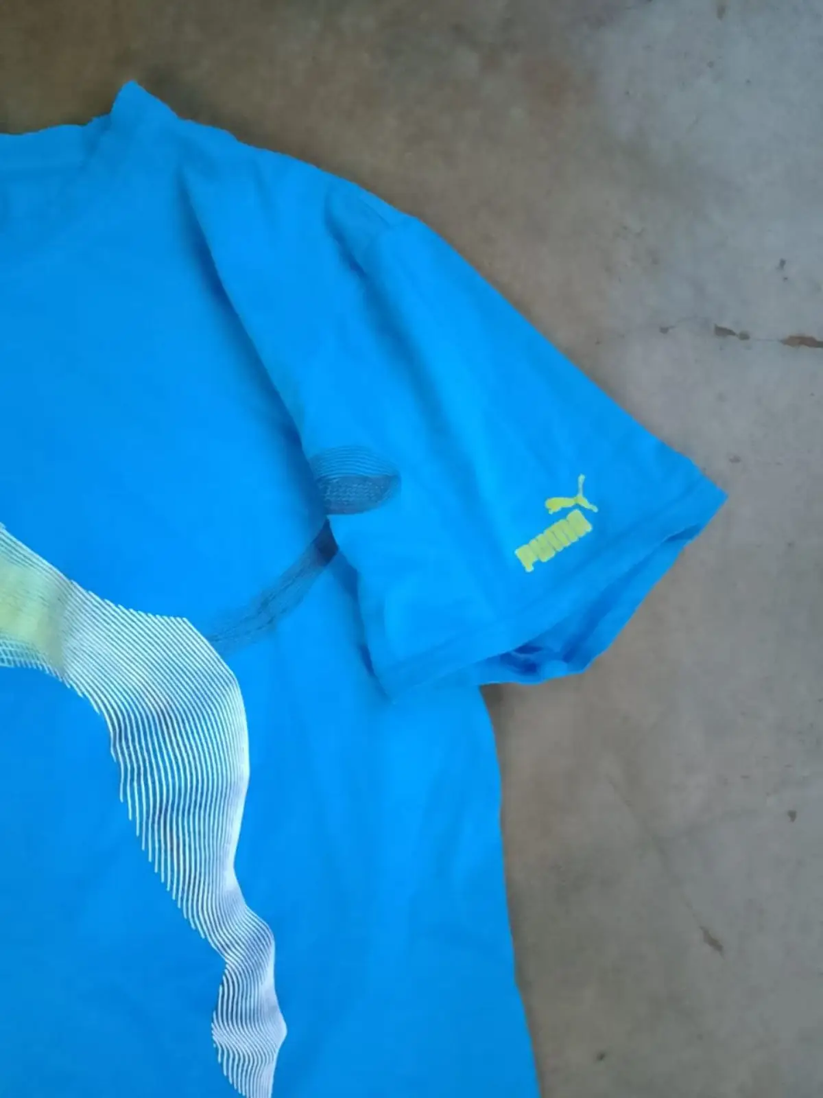 Puma Blue Graphic T-Shirt