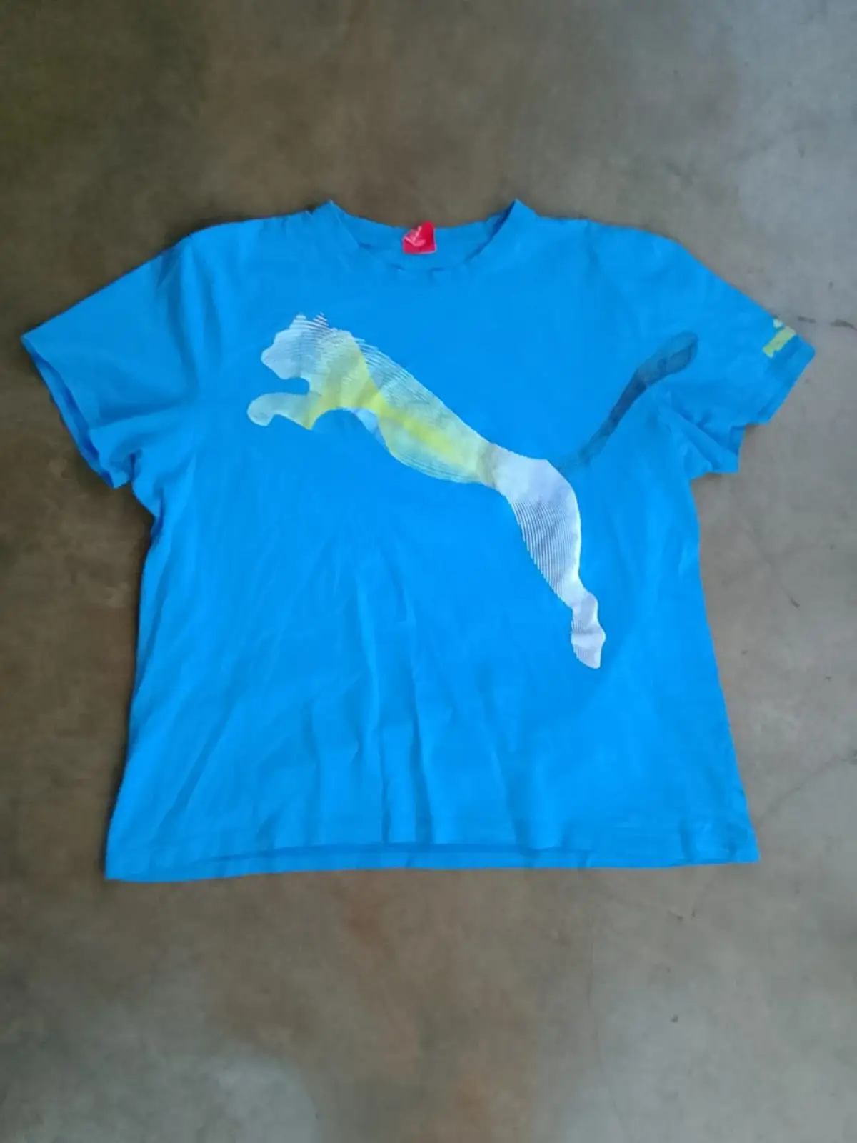 Puma Blue Graphic T-Shirt