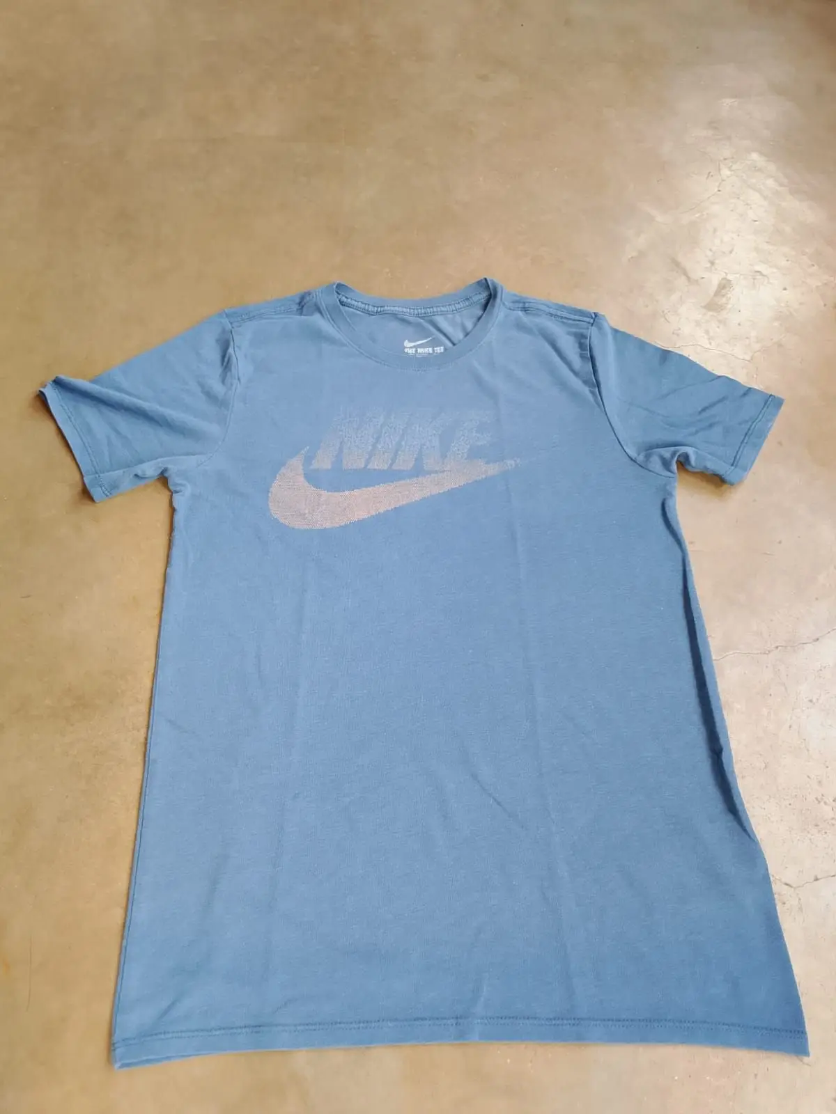Nike Blue T-Shirt with Front Logo