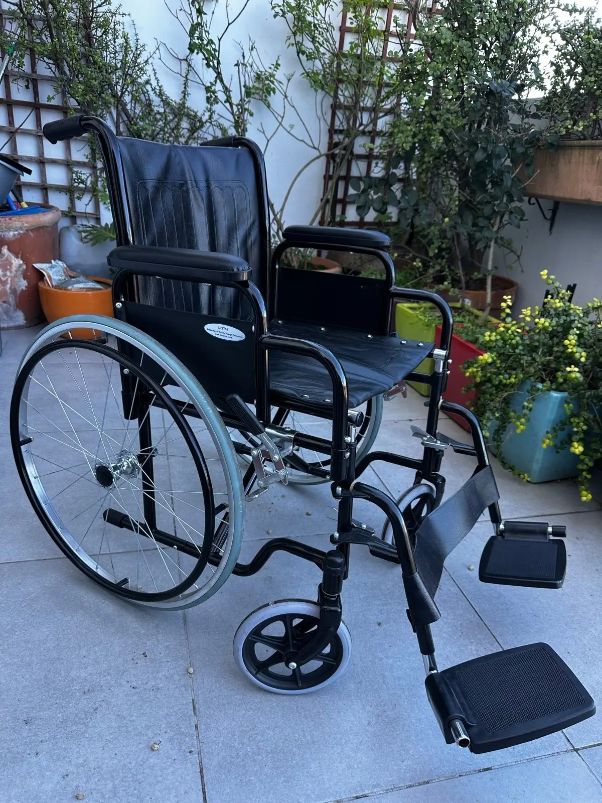 Black Manual Wheelchair