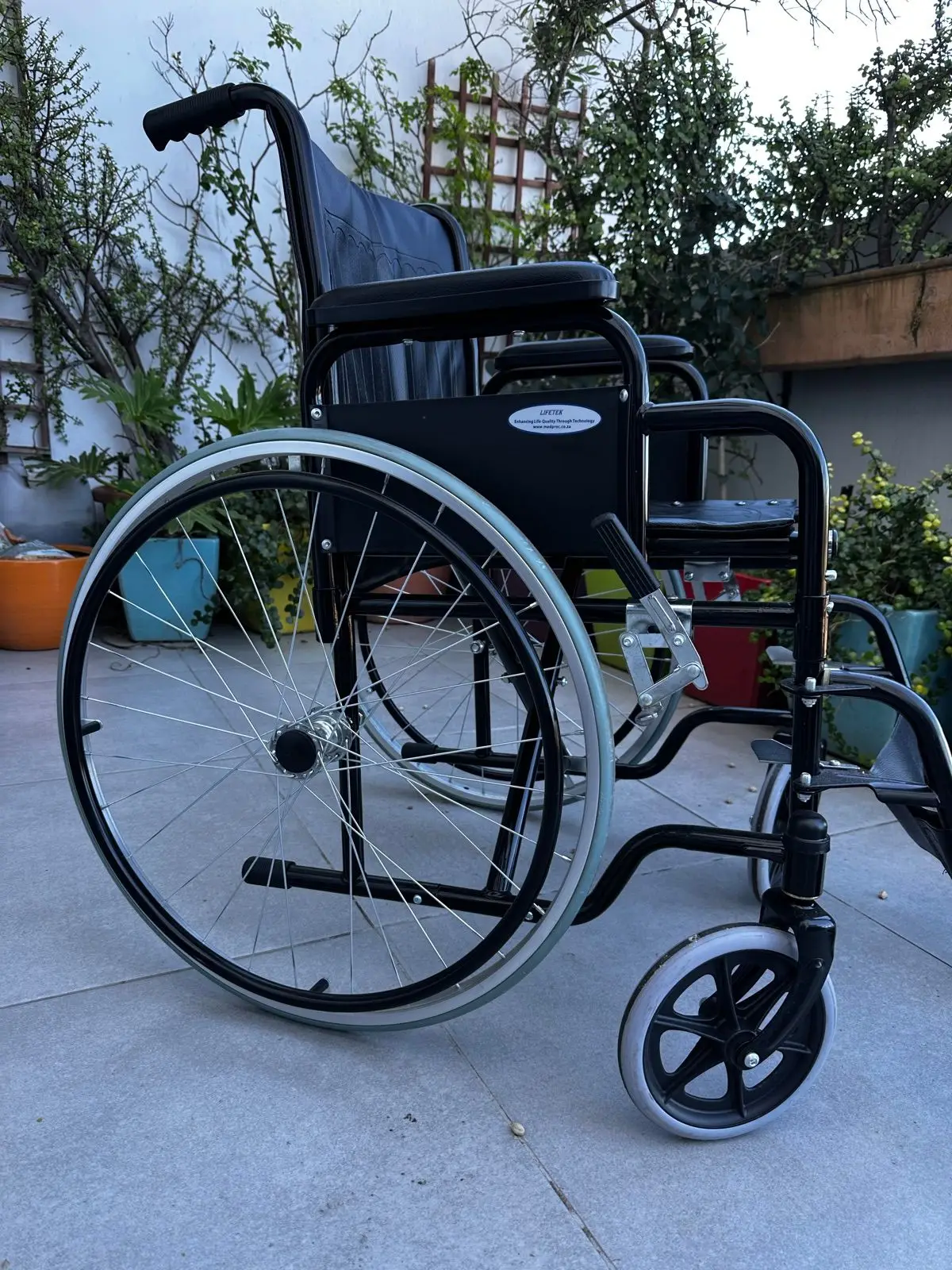 Black Manual Wheelchair