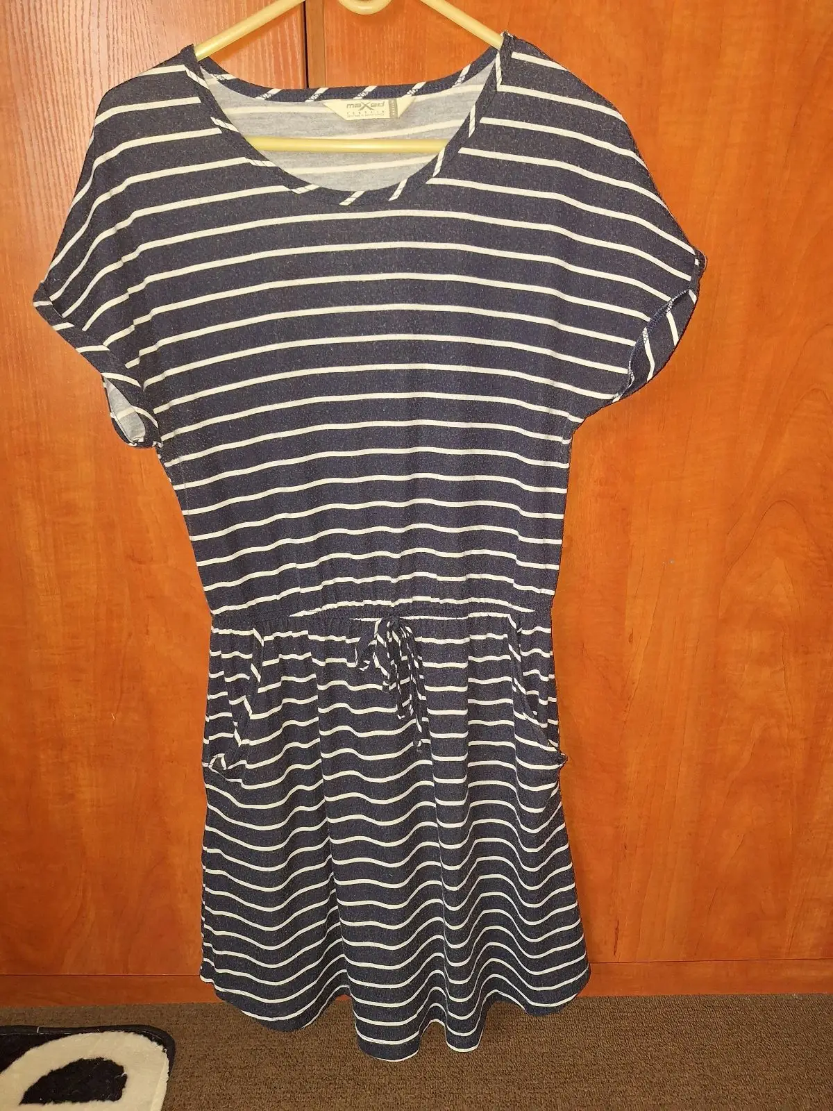 Mr Price Maxed Navy and White Striped Dress Size M