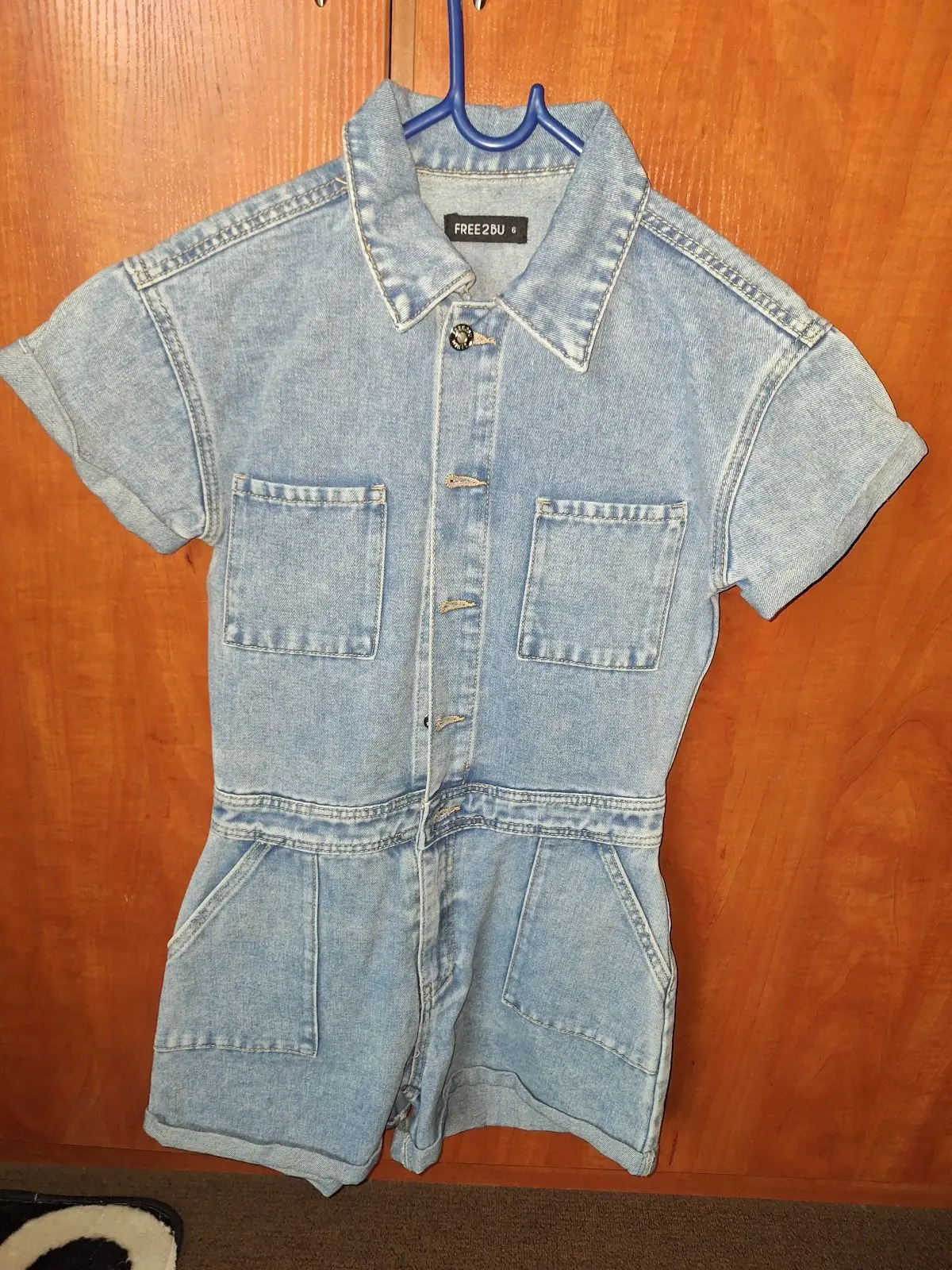 Edgars FREE2BU Denim Playsuit Size 6