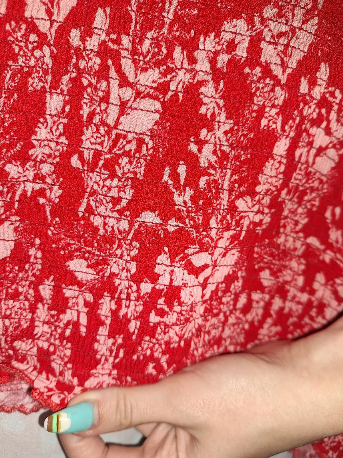 Refinery Red Floral Print Dress Size 12