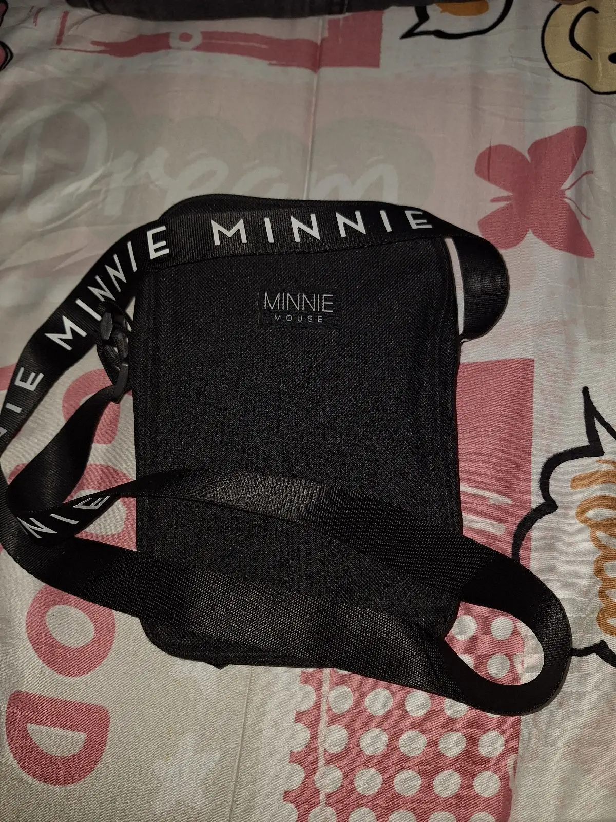Minnie Mouse Black Crossbody Bag