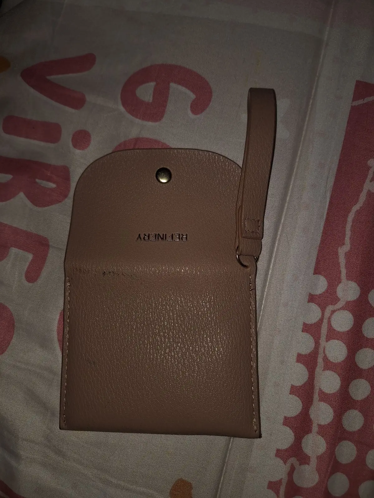 Refinery Nude Card Holder with Strap