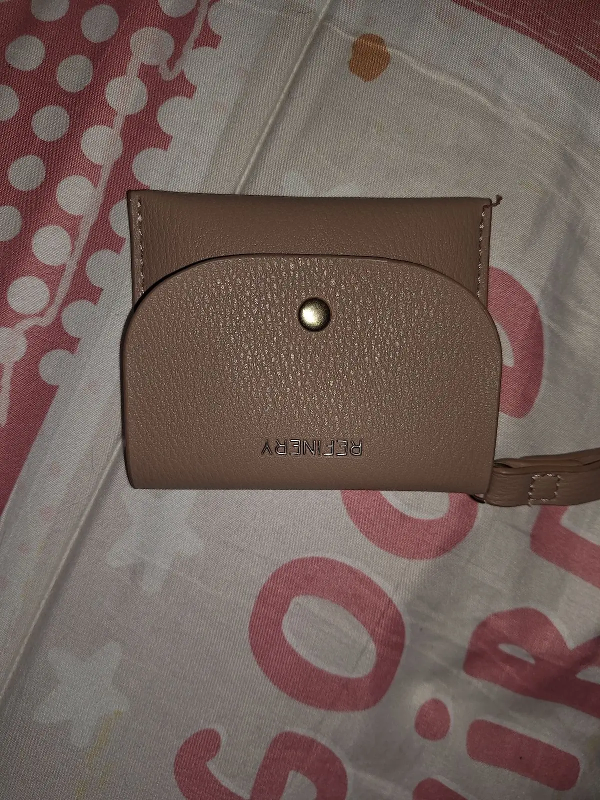 Refinery Nude Card Holder with Strap