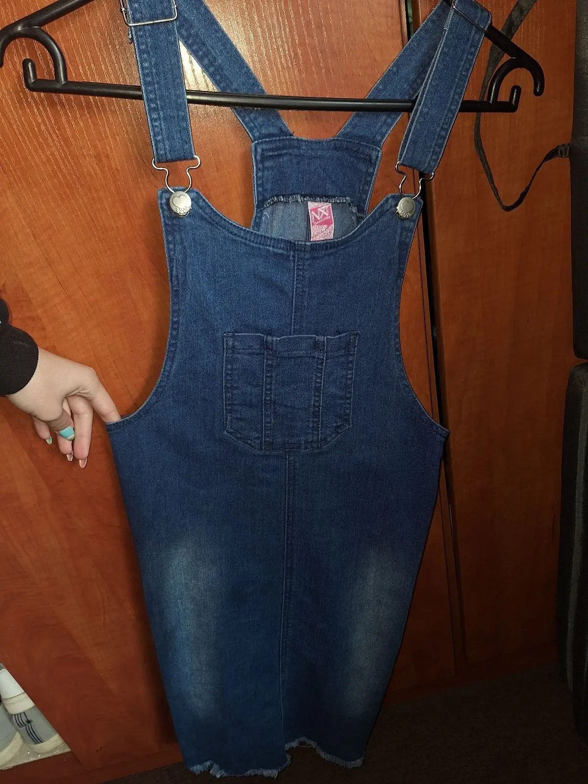 Jet Denim Overall Dress