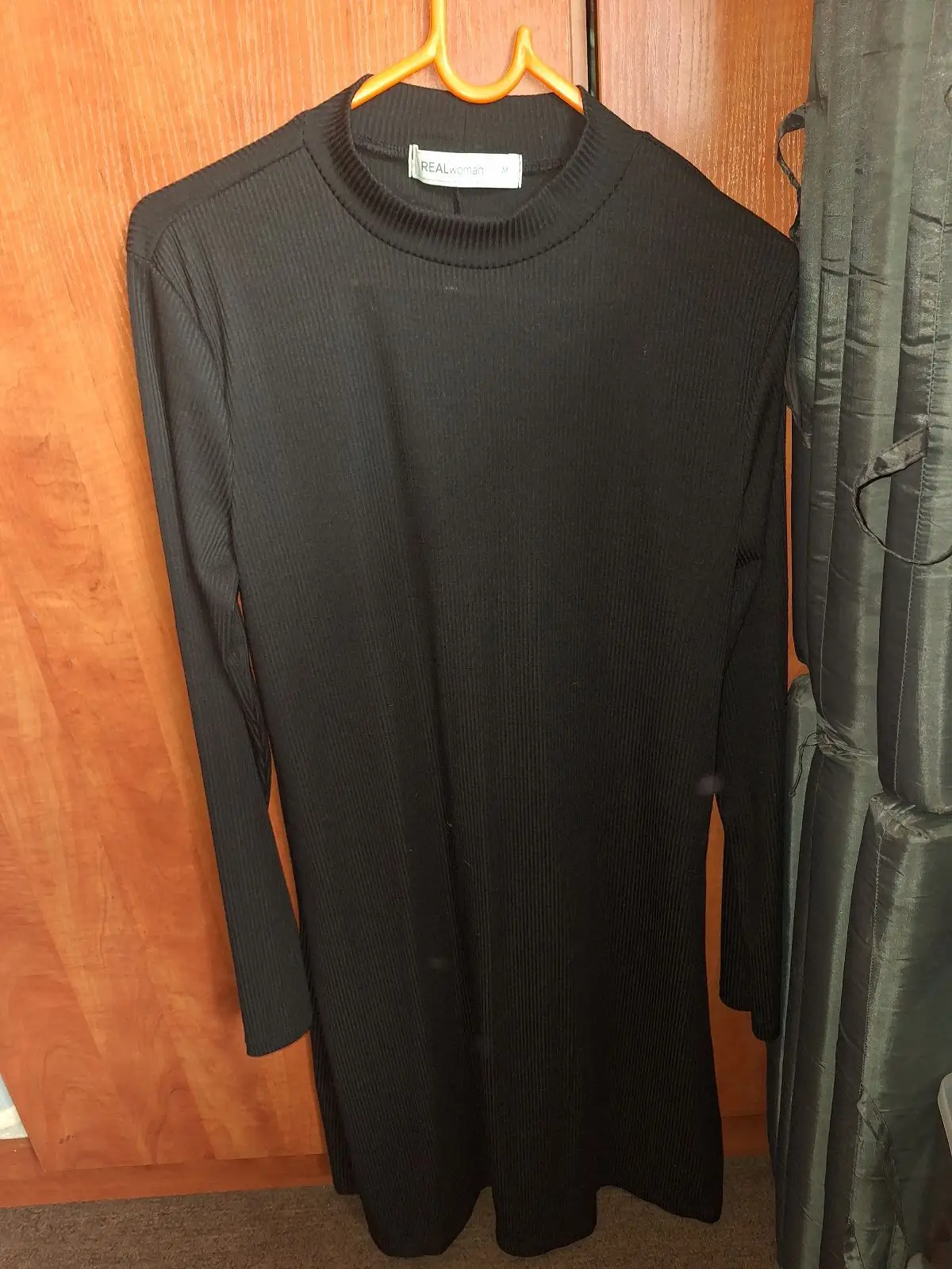 Pick n Pay Clothing REALwoman Black Ribbed Long Sleeve Dress