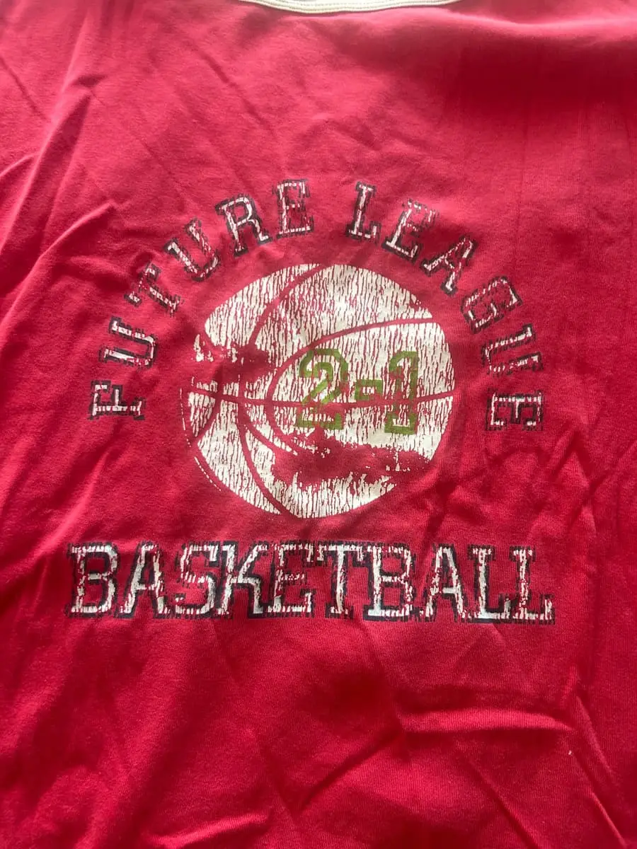 Woolworths Retro Wildcats Basketball Graphic Ringer Tee