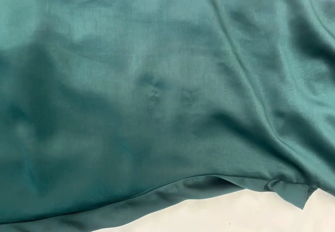Handmade Emerald Green Satin One-Shoulder Asymmetrical Mini Dress (Size XS)