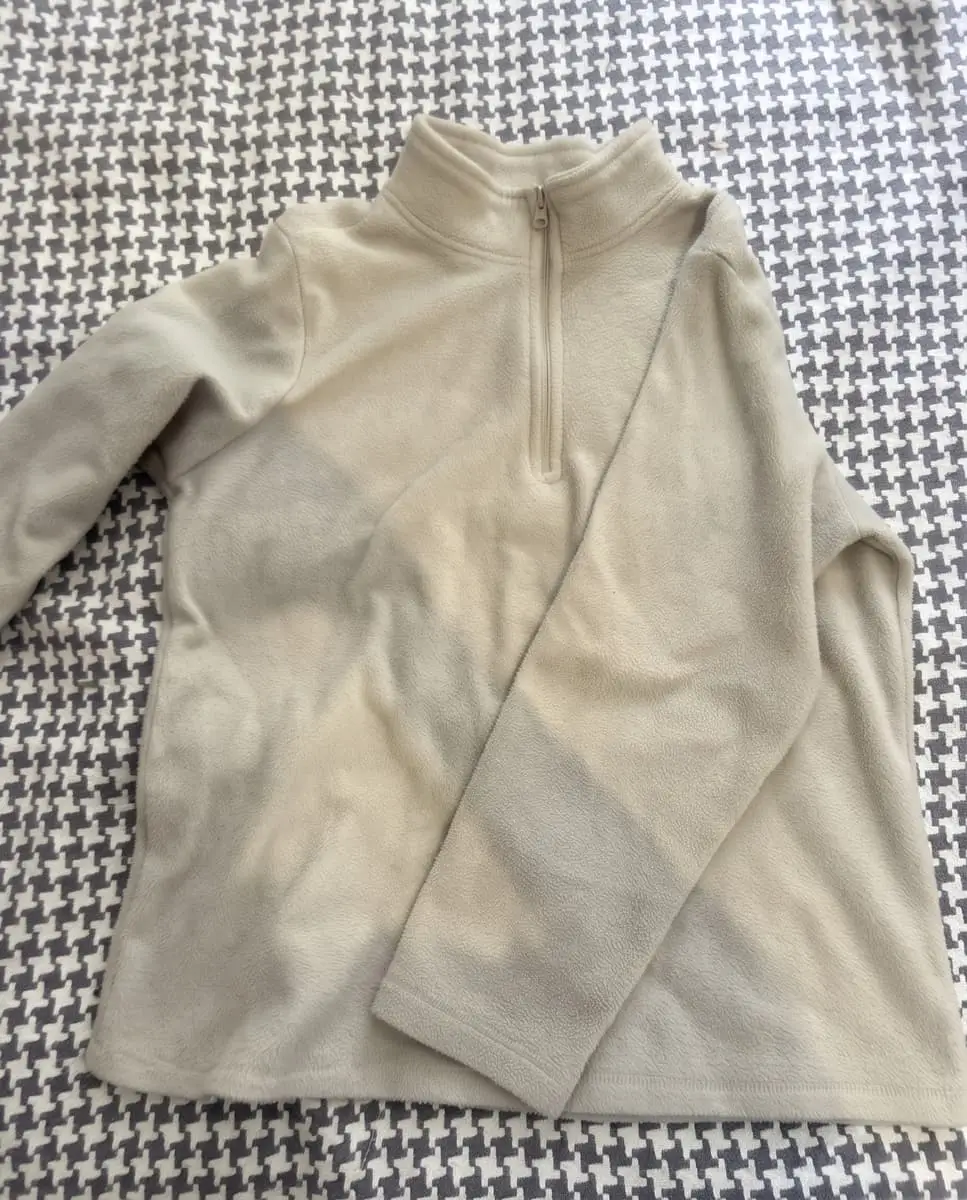 Grenadier Vintage Grenadier Oat Fleece Half-Zip Pullover Sweater (Size Large)