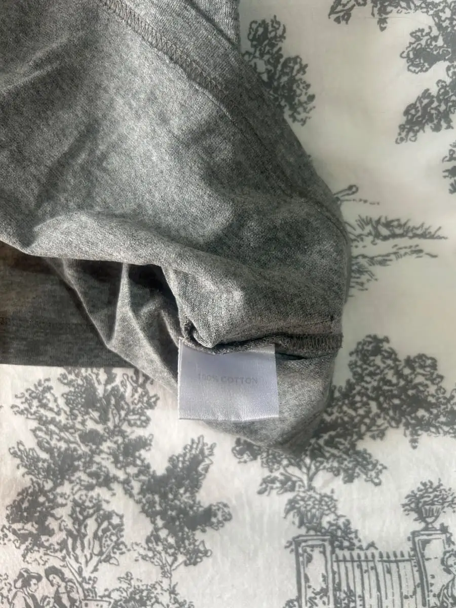 Oaktree Vintage Heather Grey 100% Cotton Fitted Crewneck Tee (Size Small)
