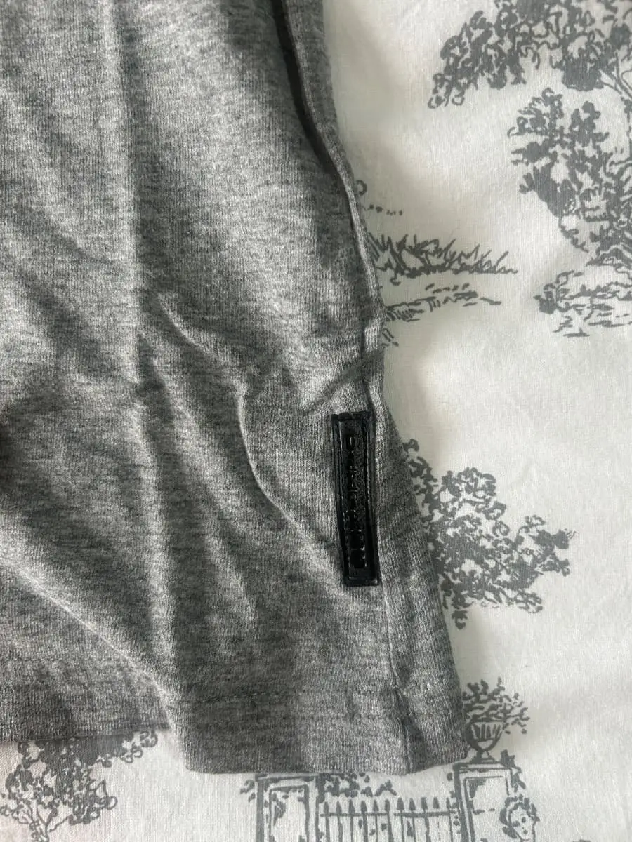 Oaktree Vintage Heather Grey 100% Cotton Fitted Crewneck Tee (Size Small)