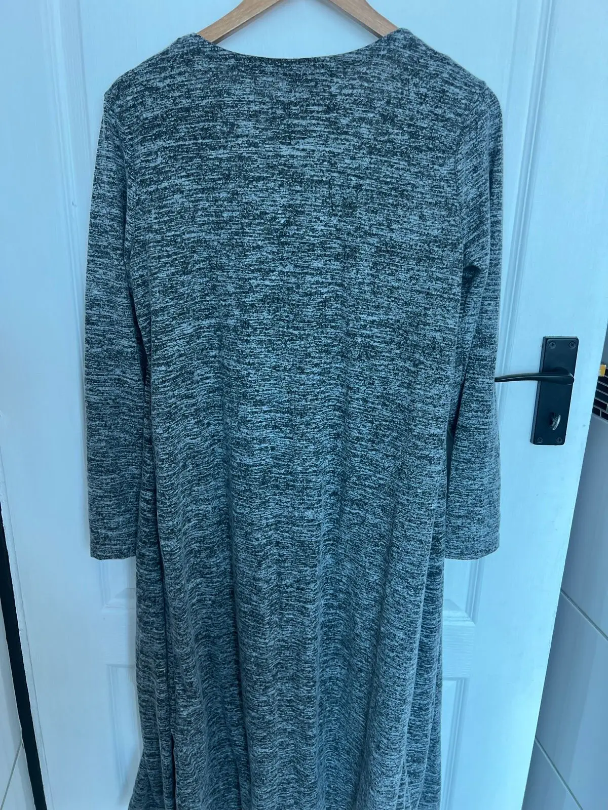 Trend Grey Marle Longline Cardigan and Top Set